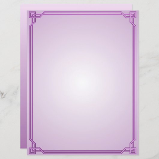 Grens tussen lavendel en plum (Voorkant / Achterkant)