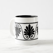 grens tweekleurige koffiemok (Voorkant links)
