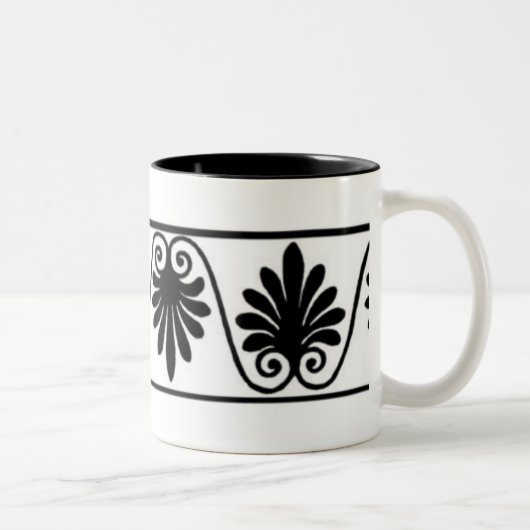 grens tweekleurige koffiemok (Rechts)