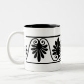 grens tweekleurige koffiemok (Links)