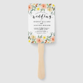 Grens van de papegaaiers handwaaier (Achterkant)