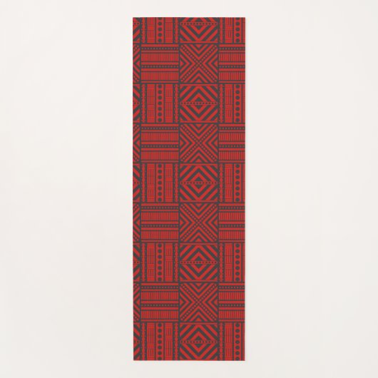grens van de rode afrikaanse stam yogamat (Voorkant)