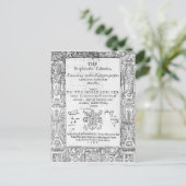 Grens van de "Shepeards Calender" Briefkaart (Staand voorkant)