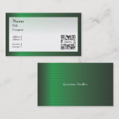 Grens van de Streep van de Sjabloon van het Visitekaartje (Voorkant / Achterkant)