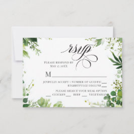 Grens van Greenery Willow RSVP Kaartje