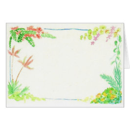 grens van het tropisch Plant