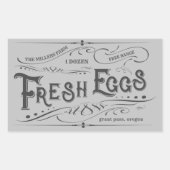  Grens Verse Eieren Karton Sticker (Voorkant)