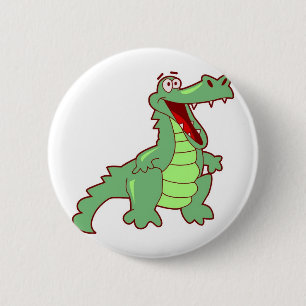 Grensalligator Ronde Button 5,7 Cm