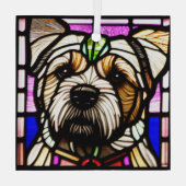 Grensbarrière "Glas in lood" Glas Ornament (Achterkant)