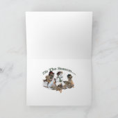 Grensbedekking dit is het seizoen feestdagen kaart (Binnen)