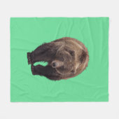 GRENSBEERDEKEN FLEECE DEKEN (Voorkant (Horizontaal))