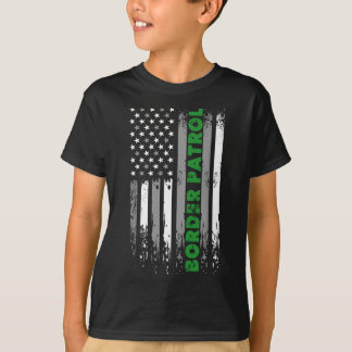 Grensbewaking - Dunne groene lijn Patriot Law Enfo T-shirt