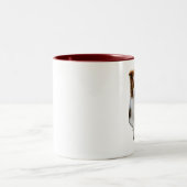 grenscollie2 tweekleurige koffiemok (Center)