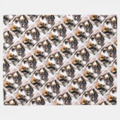 GRENSCOLLIE FLEECE DEKEN (Voorkant (Horizontaal))