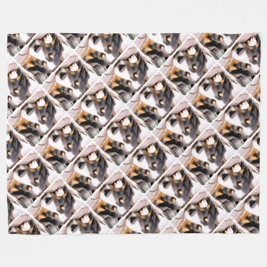 GRENSCOLLIE FLEECE DEKEN (Voorkant (Horizontaal))