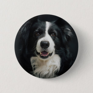 grenscollie ronde button 5,7 cm