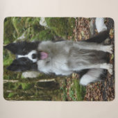 GRENSCOLLIE SHERPA DEKEN (Voorkant (horizontaal))