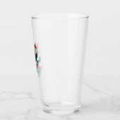 Grenscollie-snowboarder Glas (Links)