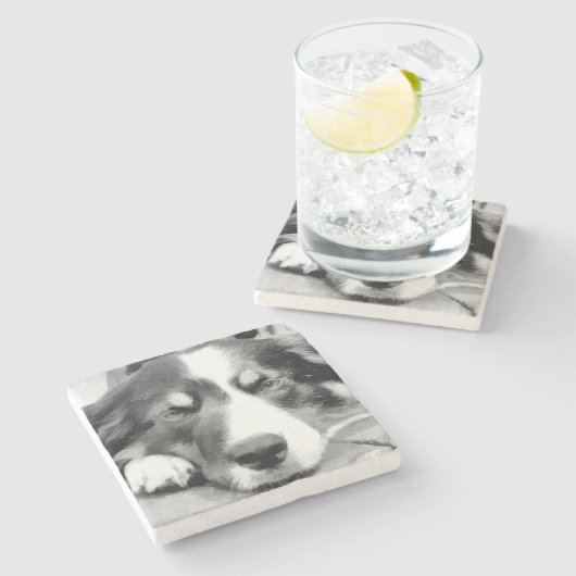 GRENSCOLLIE STENEN ONDERZETTER (Zijkant)