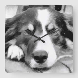 GRENSCOLLIE VIERKANTE KLOK