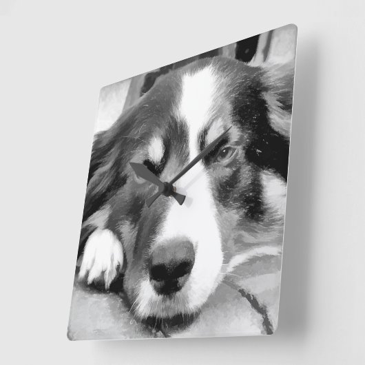 GRENSCOLLIE VIERKANTE KLOK (Hoek)