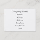 GRENSCOLLIE VISITEKAARTJE (Achterkant)