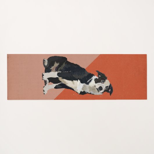 GRENSCOLLIE YOGAMAT (Achterkant (horizontaal))