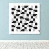 GRENSDOELEINDEN # 1 CANVAS AFDRUK (Insitu (Houten vloer))