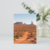 Grensdouane Monument Valley Utah-Arizona Briefkaart (Staand voorkant)