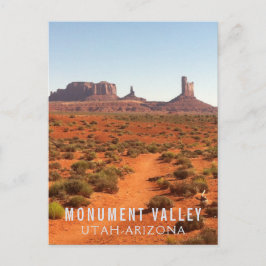 Grensdouane Monument Valley Utah-Arizona Briefkaart