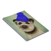 Grensdrager met blauw Pet voor Klossen Notitieboek (Rechterzijde)