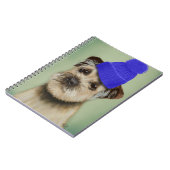 Grensdrager met blauw Pet voor Klossen Notitieboek (Linkerzijde)