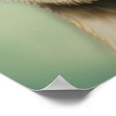 Grensdrager met blauw Pet voor Klossen Poster (Hoek)