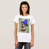 Grensdrager met blauw Pet voor Klossen T-shirt (Voorkant volledig)