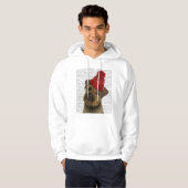 Grensdrager met Rode Pet 3 Hoodie (Voorkant volledig)