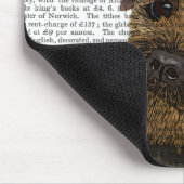 Grensdrager met Rode Pet 3 Muismat (Hoek)