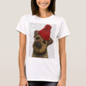Grensdrager met Rode Pet 3 T-shirt (Voorkant)