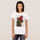 Grensdrager met Rode Pet 3 T-shirt (Voorkant volledig)