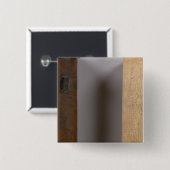 Grensenquête Michigan en Indiana Vierkante Button 5,1 Cm (Voorkant /achterkant)