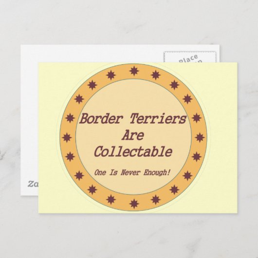 Grensgrenzen kunnen worden verzameld briefkaart (Voorkant / Achterkant)