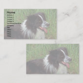 Grenskolonie in gras visitekaartje (Voorkant / Achterkant)