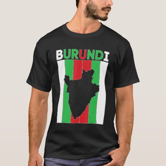 Grenslanden van Burundi T-shirt (Voorkant)