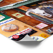 Grensolie en -gas poster (Hoek)