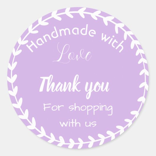 Grensontwerp zakelijke stickers. ronde sticker (Voorkant)