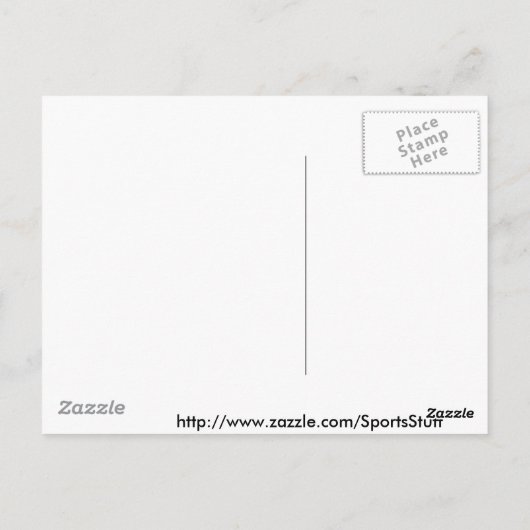 GRENSOVERSCHRIJDEND LAND FINISH LINE RUNNER BRIEFKAART (Achterkant)