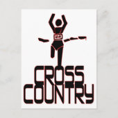 GRENSOVERSCHRIJDEND LAND FINISH LINE RUNNER BRIEFKAART (Voorkant)