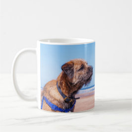 Grensoverschrijdende Dog CadeauMok, grens Terrier Koffiemok