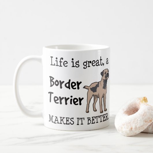 Grensoverschrijdende Dog-Mok Koffiemok (Met donut)