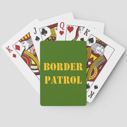 GRENSOVERSCHRIJDENDE PATROL SPEELKAARTEN (Achterkant)