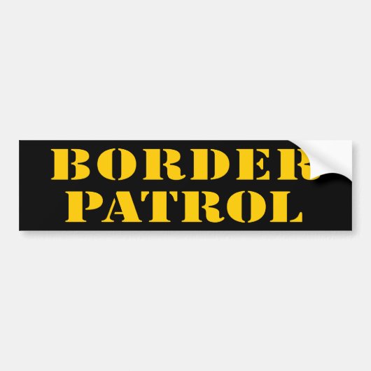 GRENSOVERSCHRIJDENDE PATROL (v180) Bumpersticker (Voorkant)